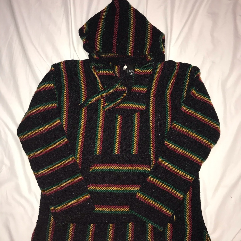 Rasta Baja Hooded Beach Sweater